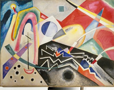 Zig-zag bianco da Wassily Kandinsky